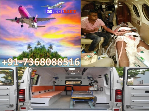 Take Best and Low-Fare Air Ambulance Service in Siliguri