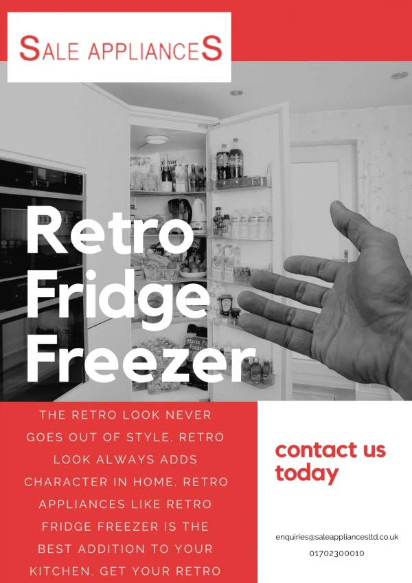 Retro Fridge Freezer