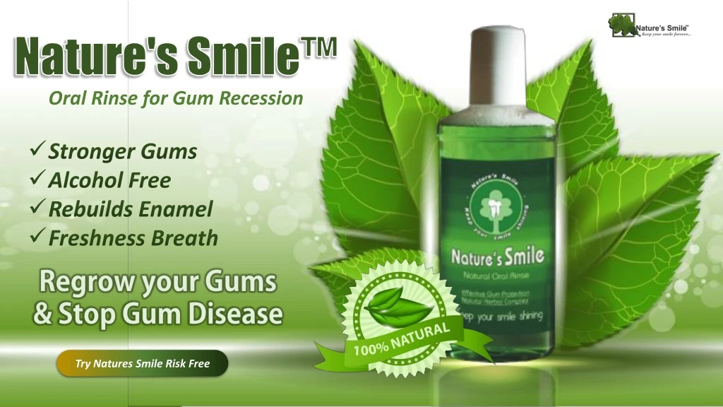 oral rinse for gum recession