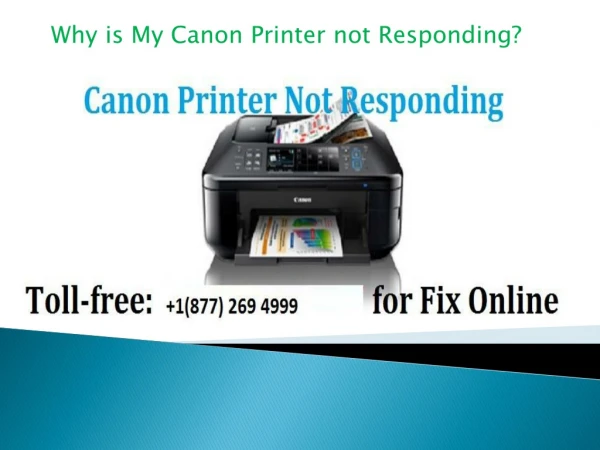 Why your canon printer is not responding