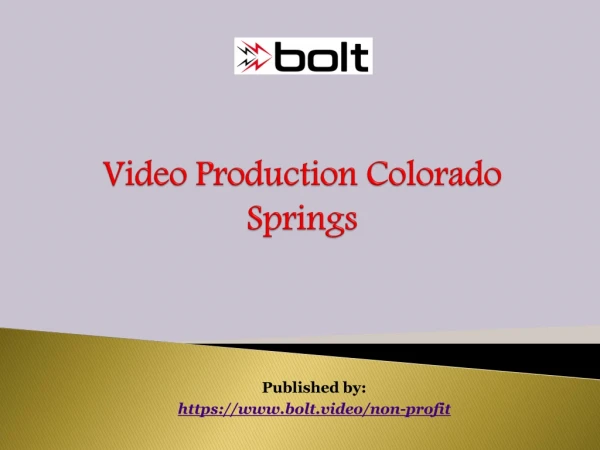 Video Production Colorado Springs