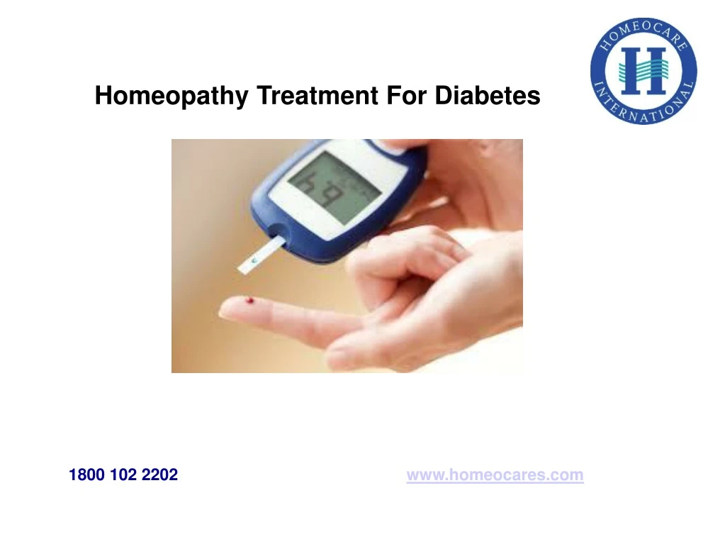 homeopathy treatment for diabetes