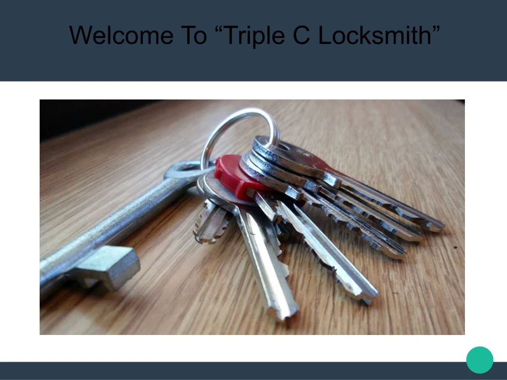 welcome to triple c locksmith