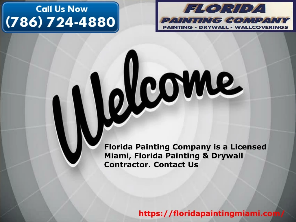 florida painting company is a licensed miami