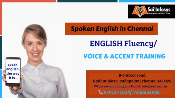Spoken english training in chennai