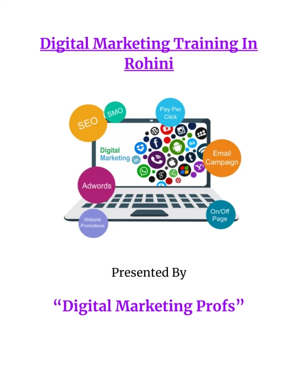 Best Digital Marketing Training in Rohini