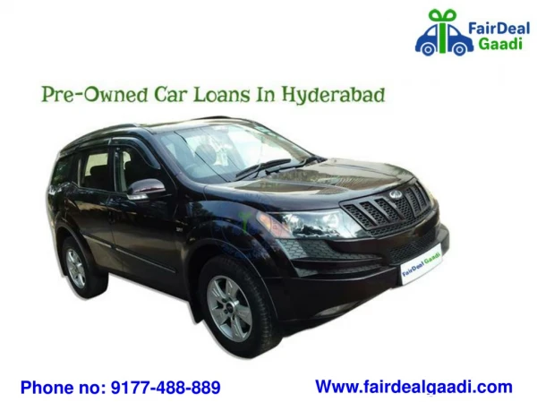 Used Car Finance In Hyderabad