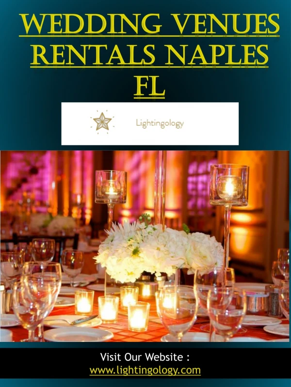 Wedding venues rentals Naples FL