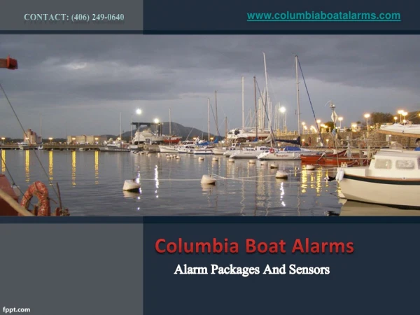 Columbia Boat Alarms