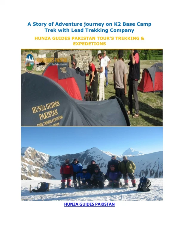 Enjoy The Trek To k2 base camp adventurous journey 2019 Baltoro Blaciers ,Gilgit Baltistan Pakistan