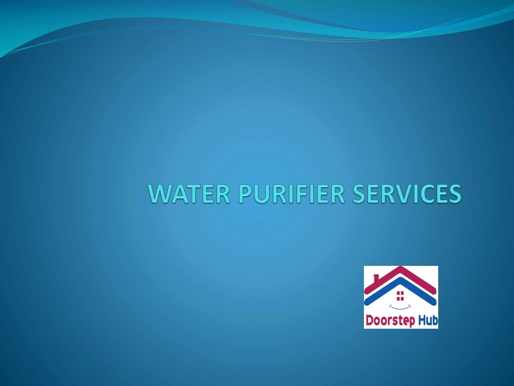 water purifier services