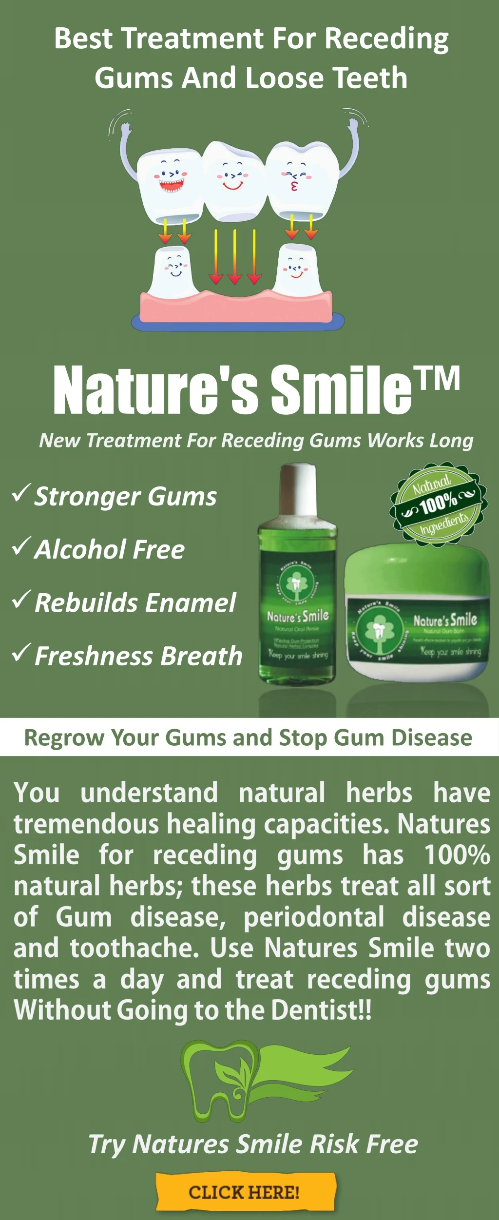 best treatment for receding gums and loose teeth