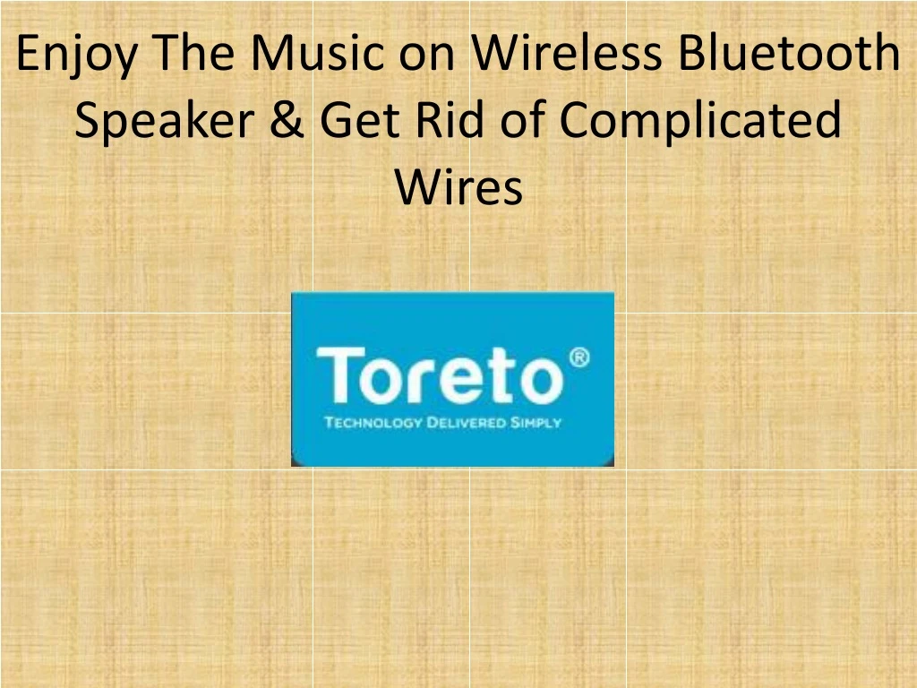 enjoy the music on wireless bluetooth speaker get rid of complicated wires