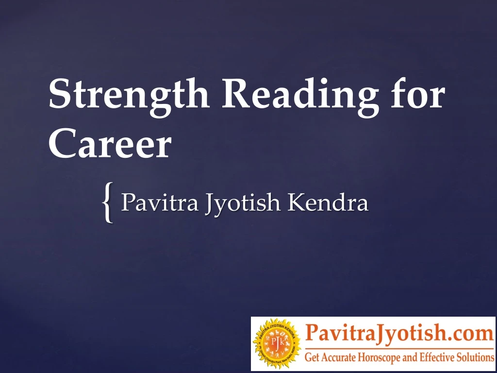 strength reading for career