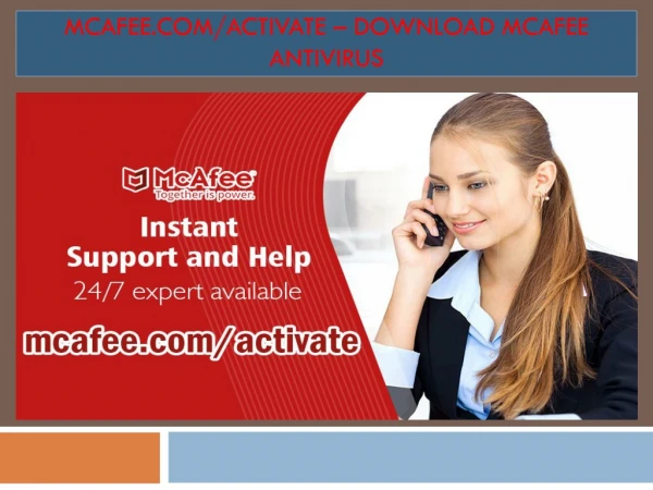 mcafee.com/activate - Activate 25 Digit McAfee Product Key - Get Started