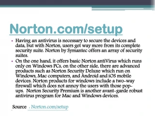Norton.com/setup - How to install Norton Antivirus Setup?