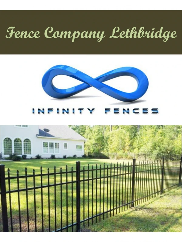 Fence Company Lethbridge
