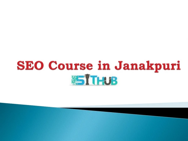 SEO Training in Dwarka | SEO Institute in Delhi | SIT Hub