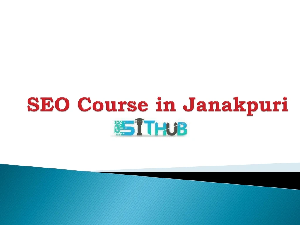 seo course in janakpuri