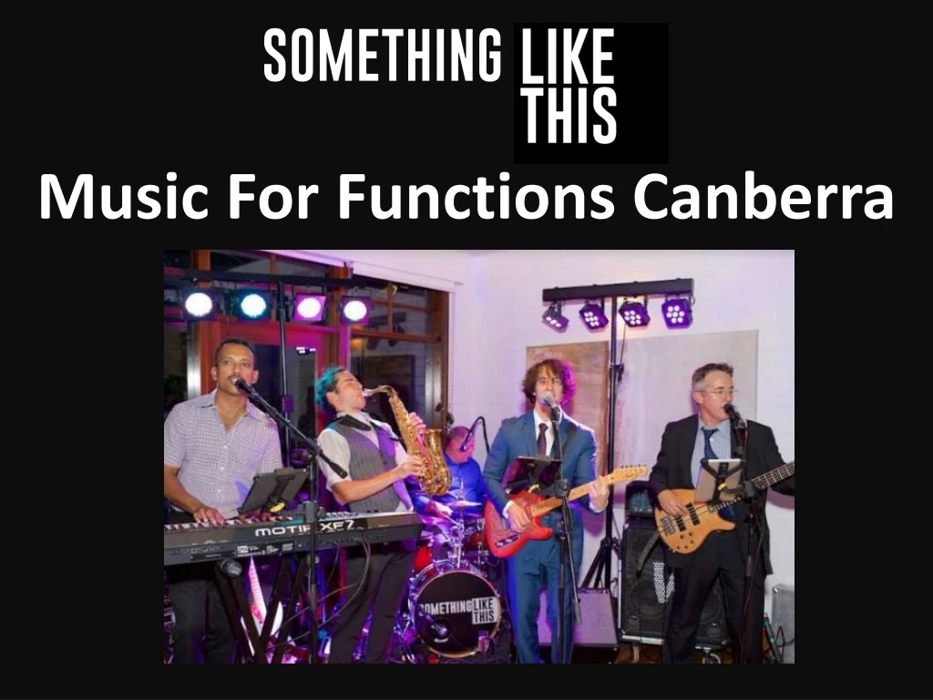 music for functions canberra