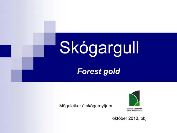 Sk gargull Forest gold