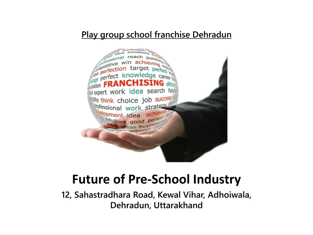 play group school franchise dehradun