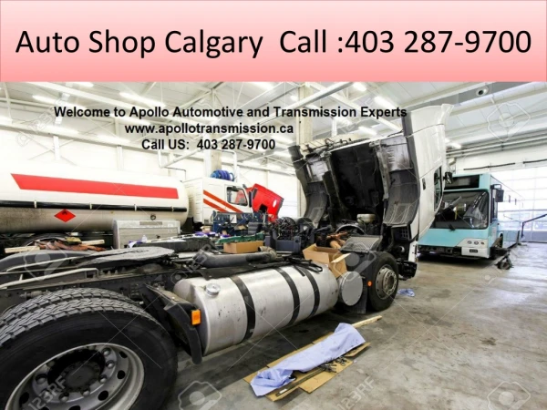Auto Repair Shop Calgary