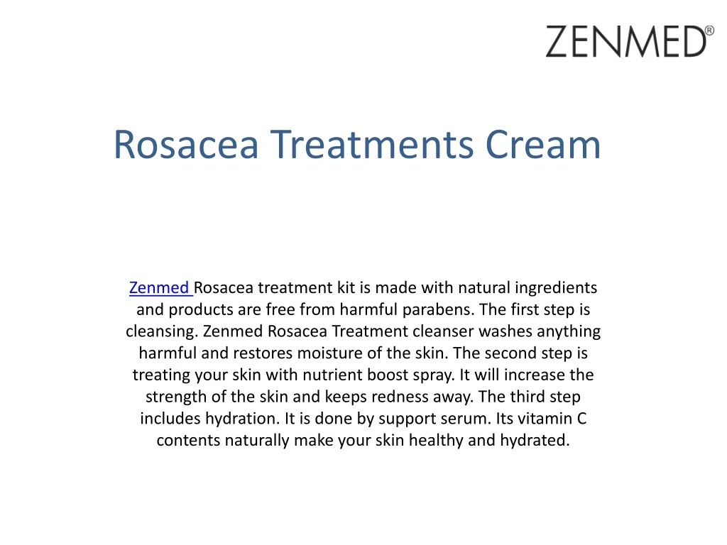rosacea treatments cream