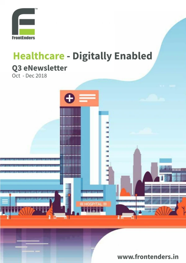 FrontEnders – Q3 eNewsletter Oct to Dec 2018 | Healthcare - Digitally Enabled