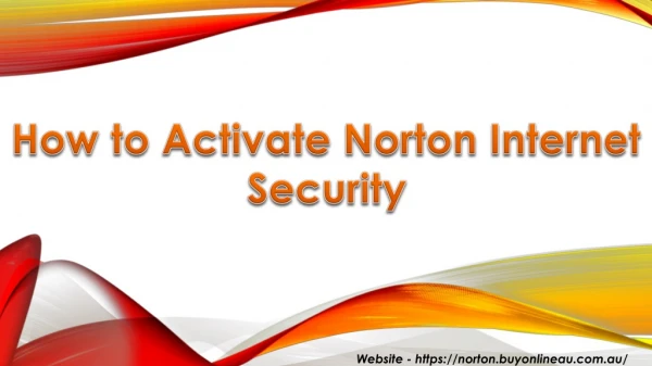 How to Activate Norton Internet Security?