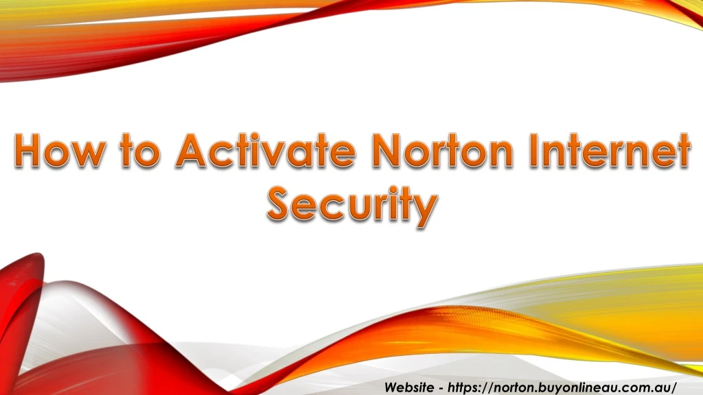 how to activate norton internet security