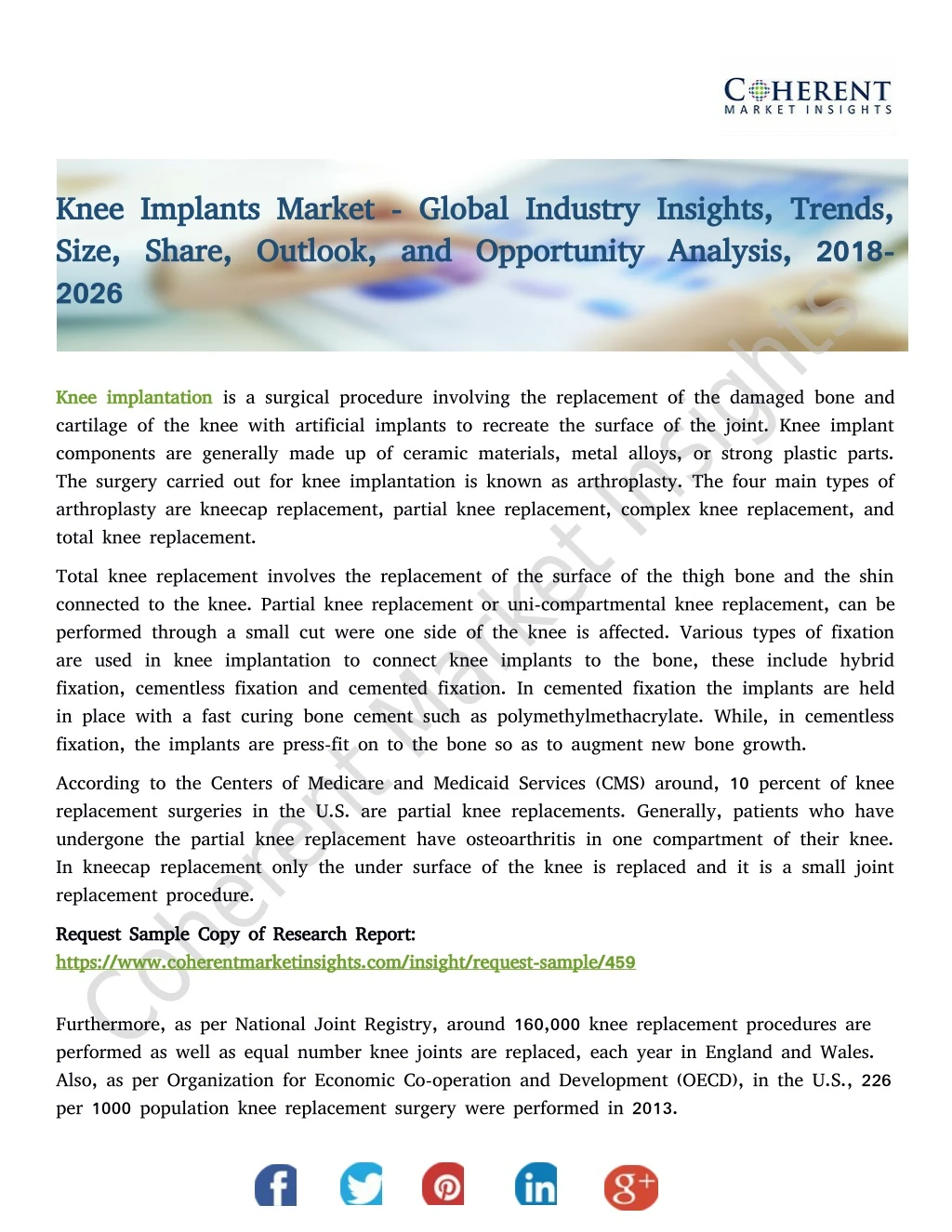 knee implants market global industry insights