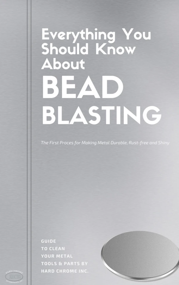 Everything You Should Know About Bead Blasting