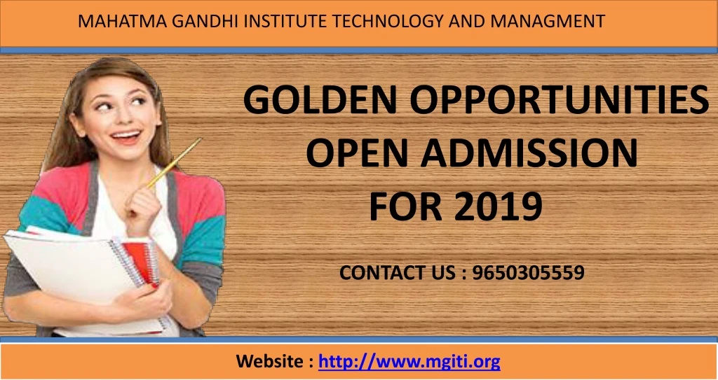 mahatma gandhi institute technology and managment