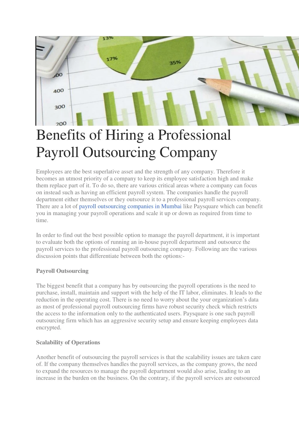 benefits of hiring a professional payroll