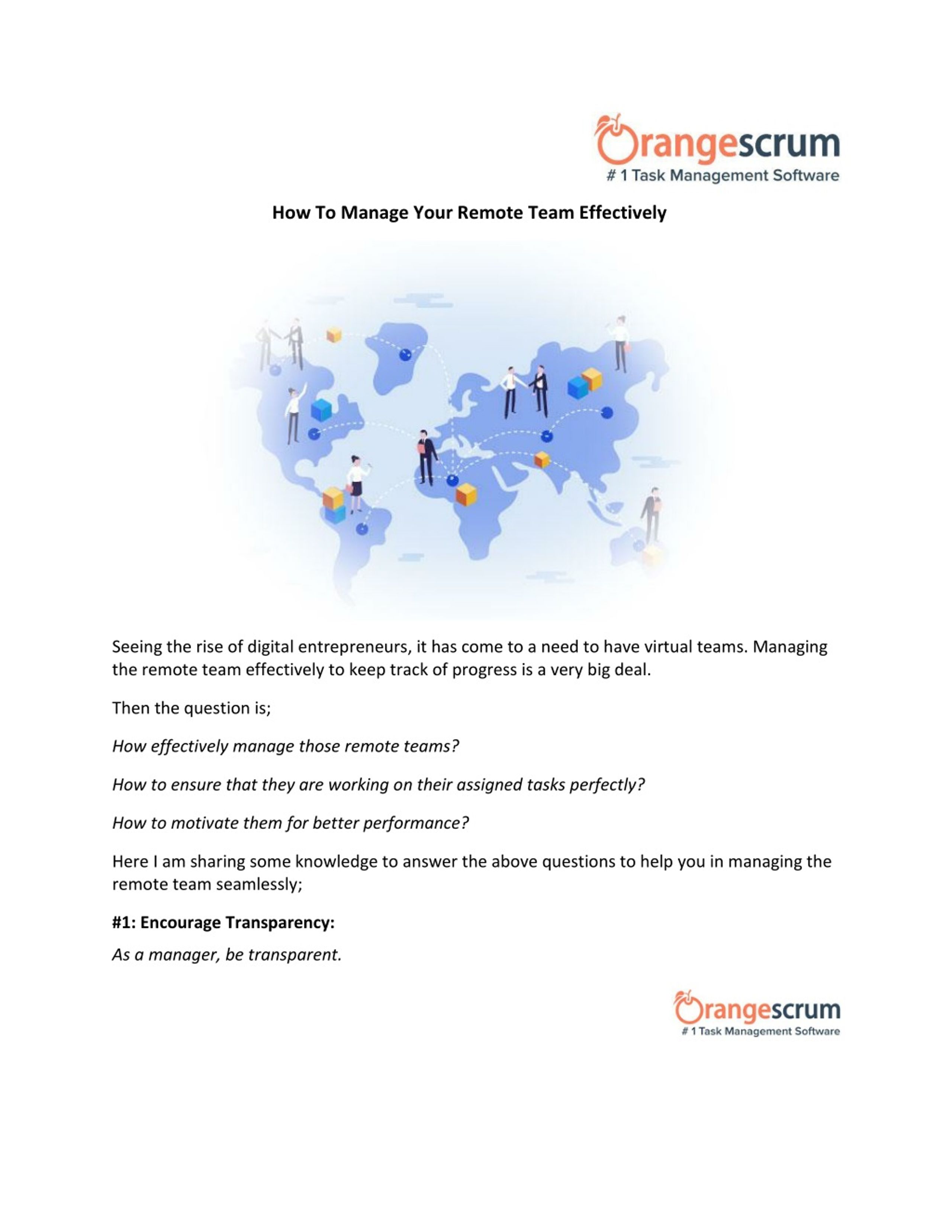 PPT - How To Manage Your Remote Team Effectively PowerPoint ...
