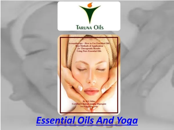 Essential oils and yoga
