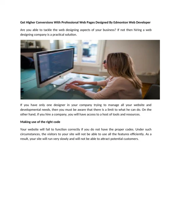 get higher conversions with professional