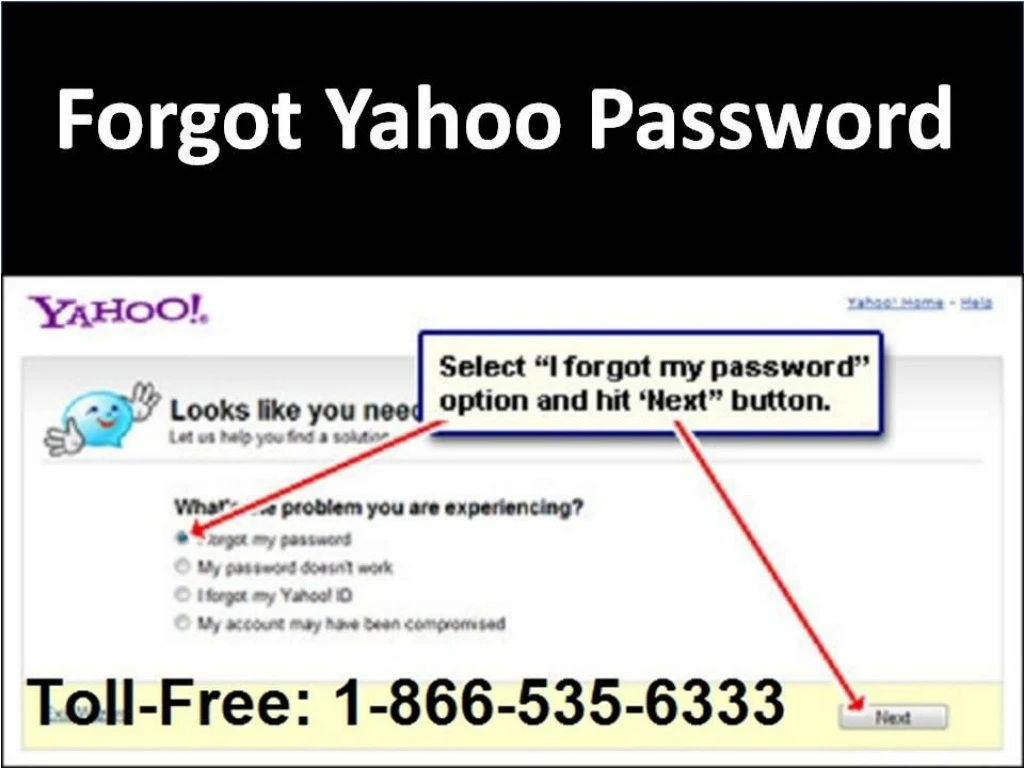 i forgot my yahoo password get technical help