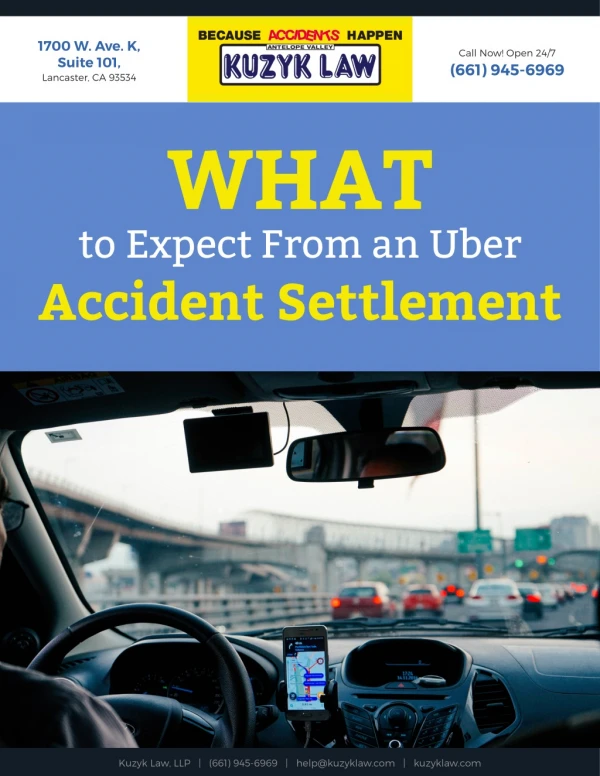 What to Expect From an Uber Accident Settlement