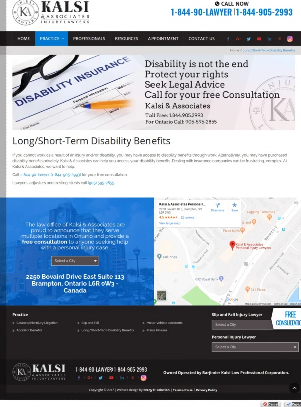 Long and Short-Term Disability Benefits