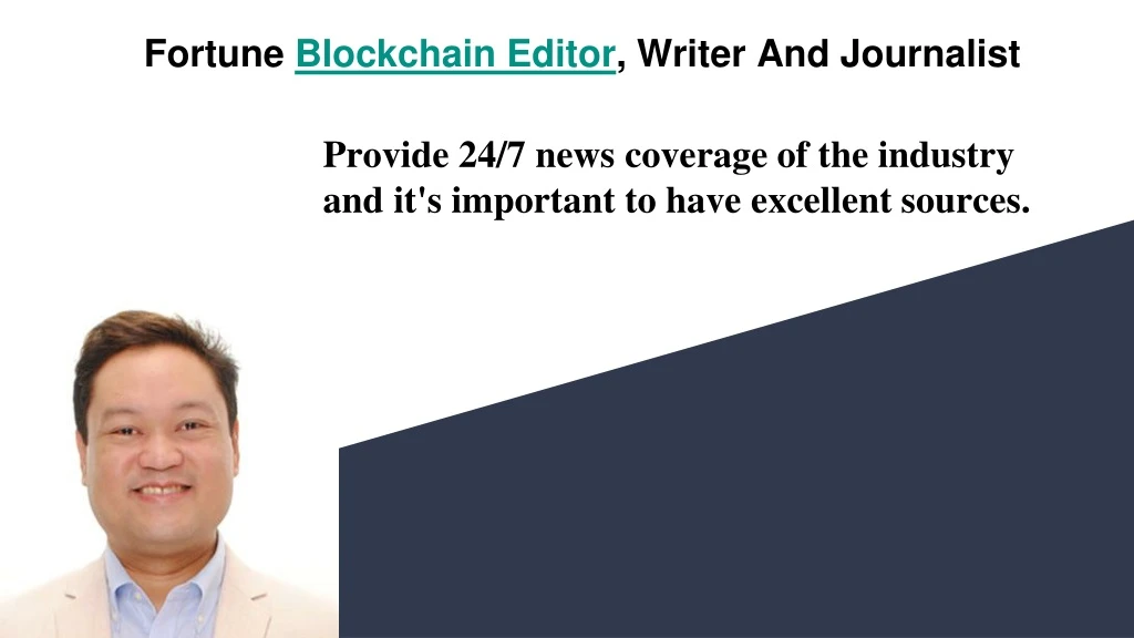 fortune blockchain editor writer and journalist