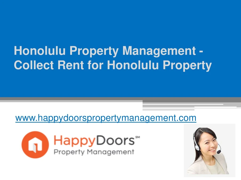honolulu property management collect rent for honolulu property