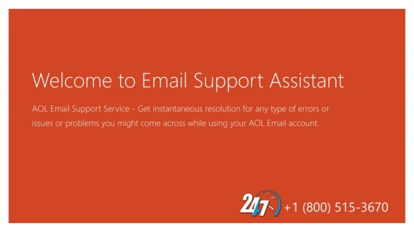 AOL Email Support - Email Support Assistant