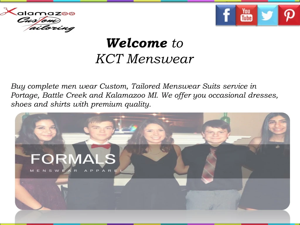 welcome to kct menswear