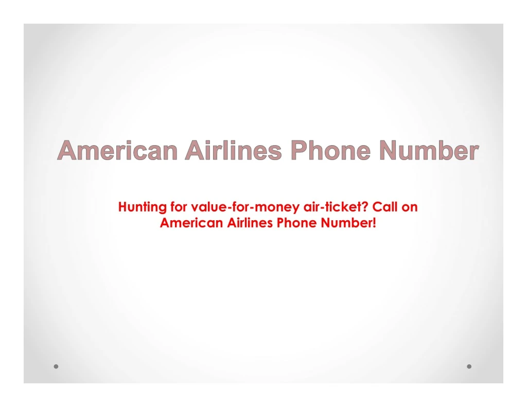 hunting for value for money air ticket call