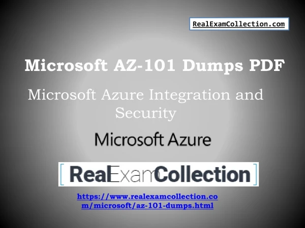 Prepare Microsoft AZ-101 Exam In One Day - AZ-101 Exam Dumps PDF - 2019