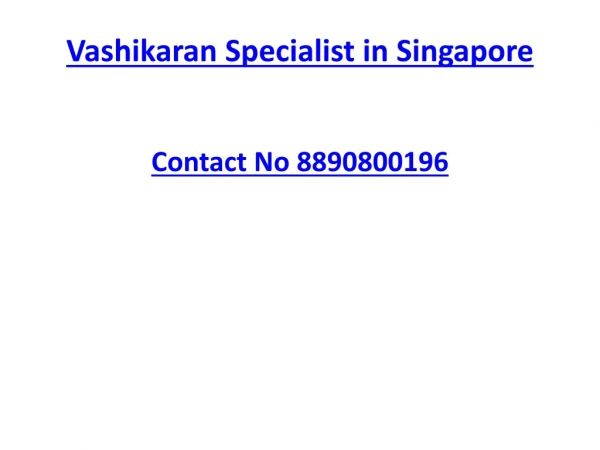 Vashikaran specialist in singapore
