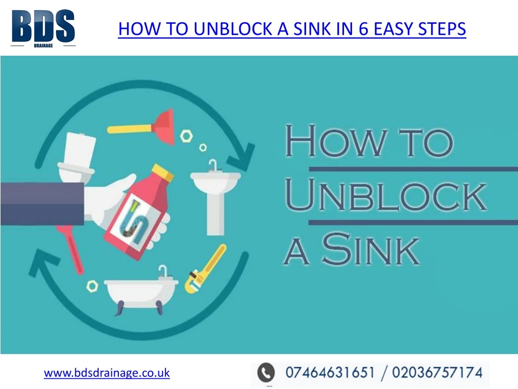 how to unblock a sink in 6 easy steps