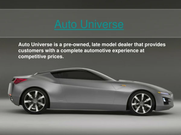 Memphis Car Dealerships | Auto Universe